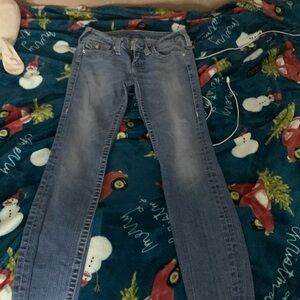 True religion skinny low rise jeans size 27